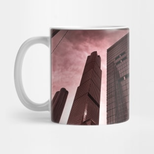 Skyscapers Look Up Skyline Hudson Yards NYC Mug